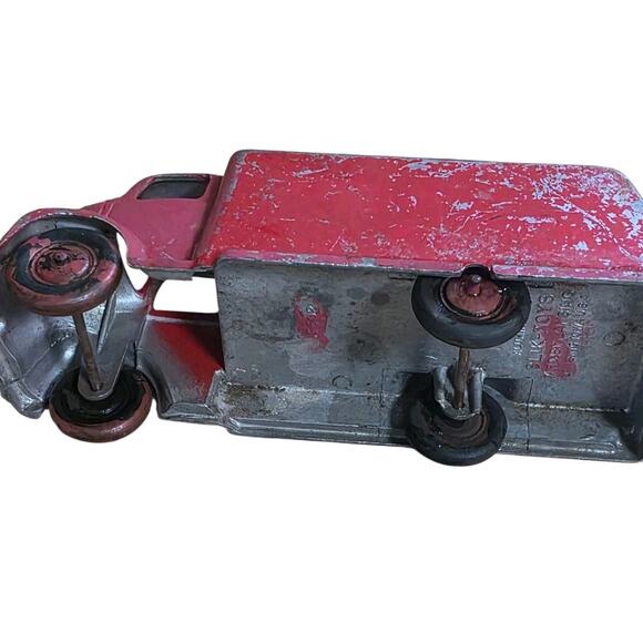 SLIK Toys Delivery Truck Pickup #9602 Lansing IA Cast Aluminum Vintage - Picture 4 of 7